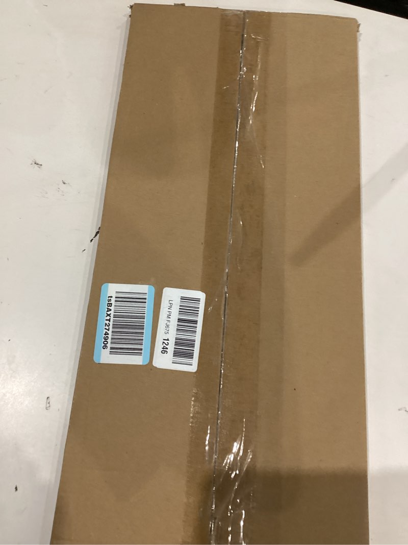 Condition photo showing New/Like New for 22" x 8" return air grille - sidewall and ceiling - hvac vent duct cover diffuser - [white] [outer dimensions: 23.75w x 9.75"h]