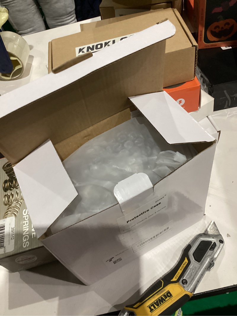 Condition photo showing New/Like New for 2Pcs Protective Case for Doll The Monsters Exciting Macaron - Clear Display Case, Dustproof Acrylic Cover for Standing Figures (Doll Not Included) Standing Figures 2