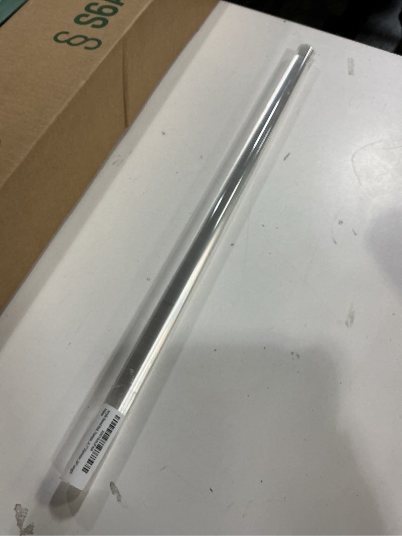 Condition photo showing Good Condition for Acrylic Round Rod, Transparent Clear, Standard Tolerance, Fed. Spec. L-P-391A, 1" Diameter, 24" Length 1 Inches 24 Inches 1