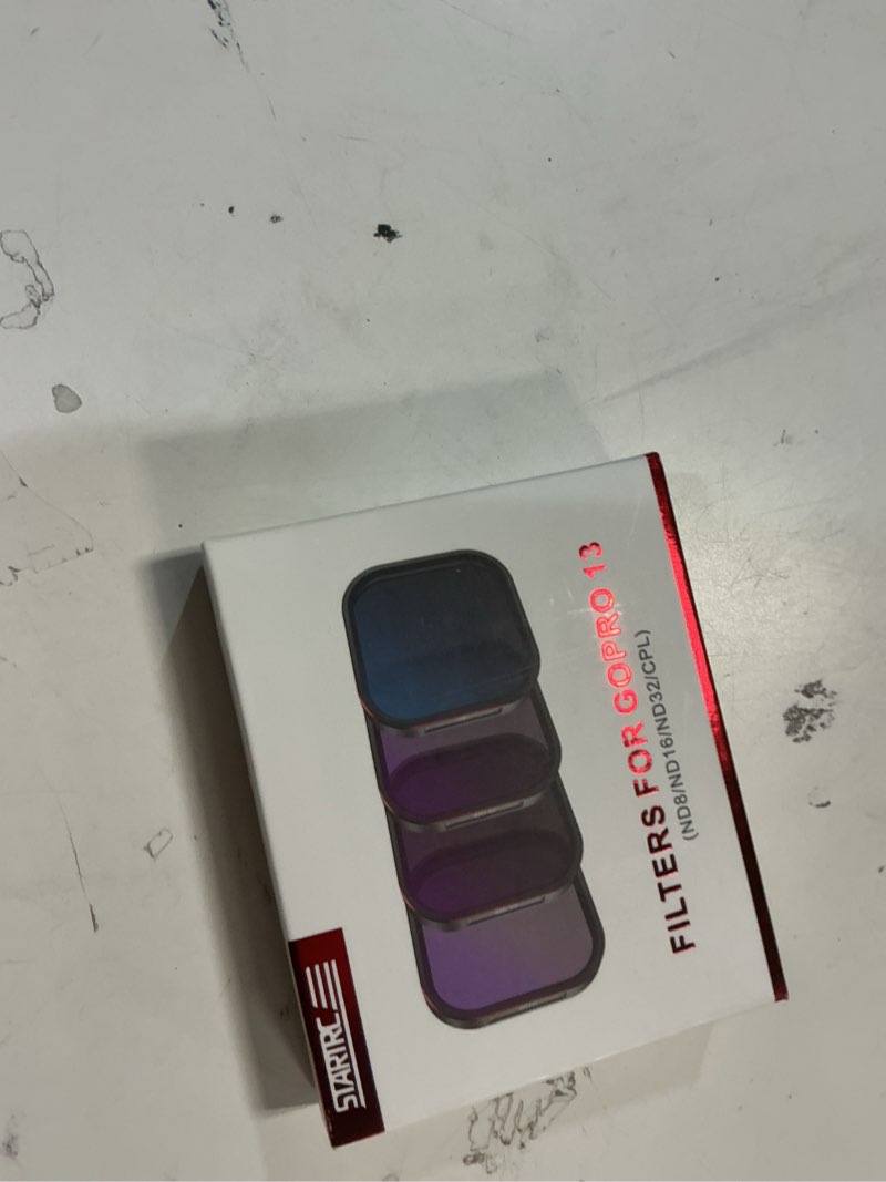 Condition photo showing New/Like New for STARTRC PHOTO ND & CPL Filter Set Compatible for GoPro Hero 13 Black, ND8 ND16 ND32 CPL Polarizing Neutral Density Filters for HERO13 Black Accessories, HD Optical Glass/Ultra Slim Aluminum Frame