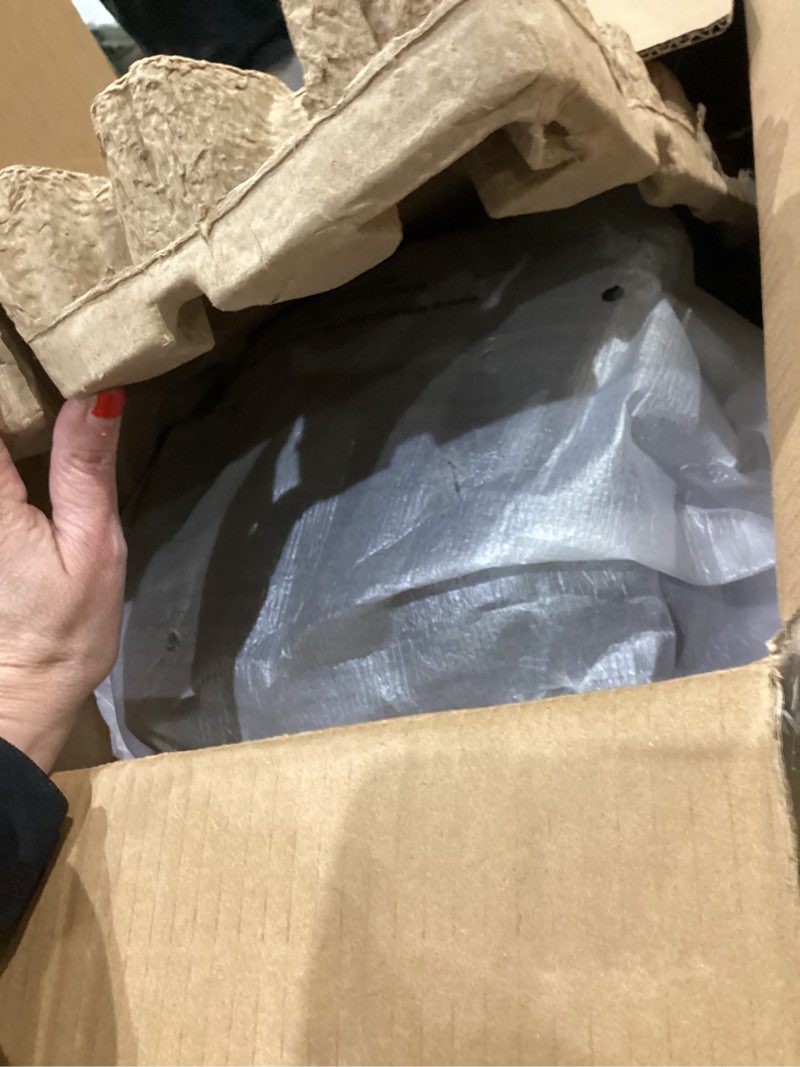 Condition photo showing New/Like New for Nuwave Brio Plus Air Fryer 8 Qt, New & Improved, PFAS-FREE, 7 Digital One-Touch Cook Functions that AIR FRY, BAKE, ROAST, DEHYDRATE, TOAST, REHEAT, PREHEAT, 150 Presets, 50°F~400°F, 700/1500/1800W 8 quart Black