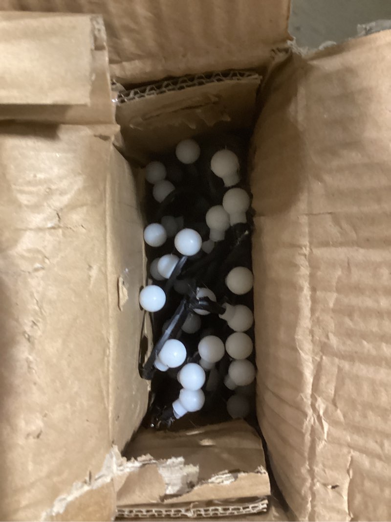 Condition photo showing Good Condition for LED Tree Ball Light 6FT 208L Warm White Artificial Light Christmas Tree Light Decoration for for Bedroom Indoor Outdoor Home Festival Party Wedding Christmas Ball Warm White | 6ft 6 FT