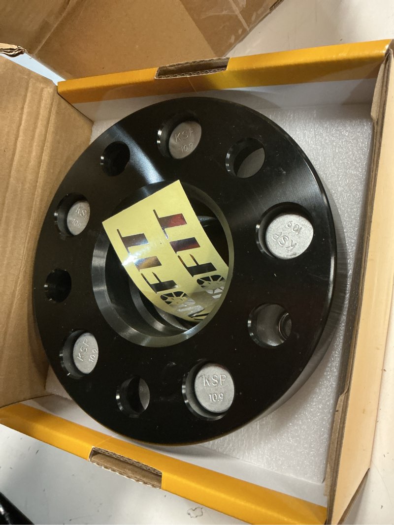 Condition photo showing Good Condition for dynofit 5x4.5 hubcentric wheel spacers 1" for hon-da accord civic acura cr-v hr-v element crosstour | set of 4pcs 25mm wheel adapter for tl tlx csx ilx tsx cl 64.1mm bore m12x1.5 studs 1 inch