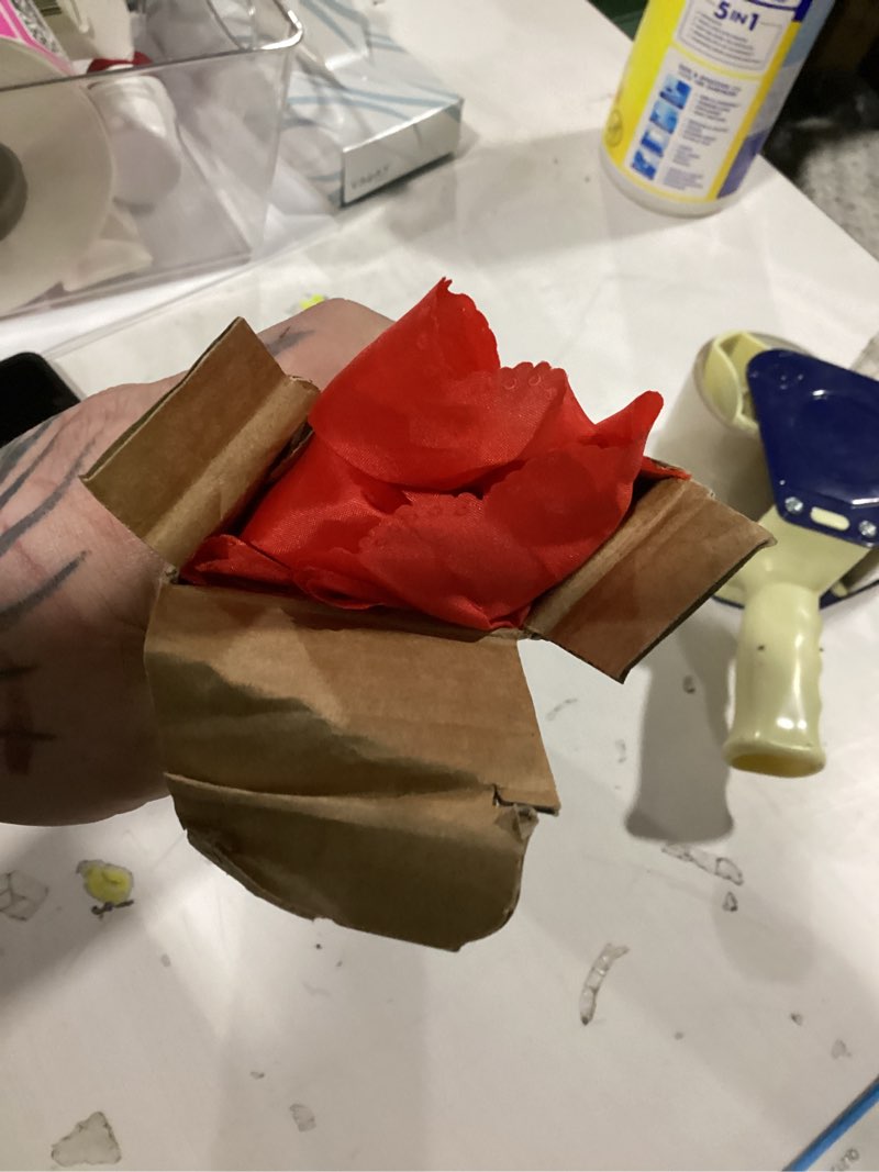 Condition photo showing Good Condition for 1 pair Plastic Dance Fans Handheld Fan Kung Fu Tai Chi Hand Fan for men/women, Festival, Dance, Gift, Performance, Decorations (Red)