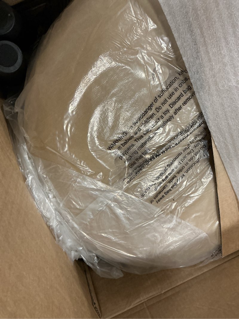 Condition photo showing Good Condition for Jennifer Taylor Home Yolanda 24" Round Upholstered Accent Ottoman Fawn Brown