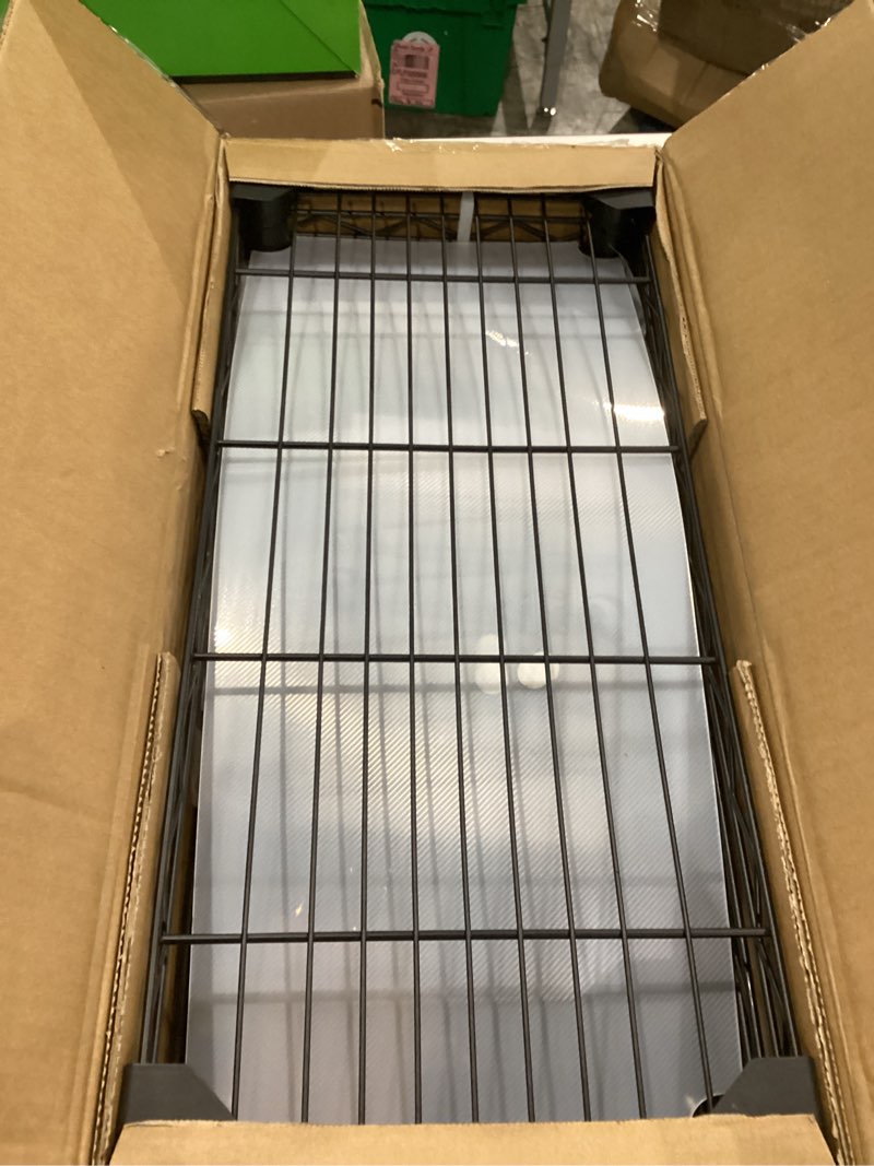 FUTASSI Metal Storage Rack, Storage Organizer Shelves for Kitchen, Bathroom, Living Room, Balcony an