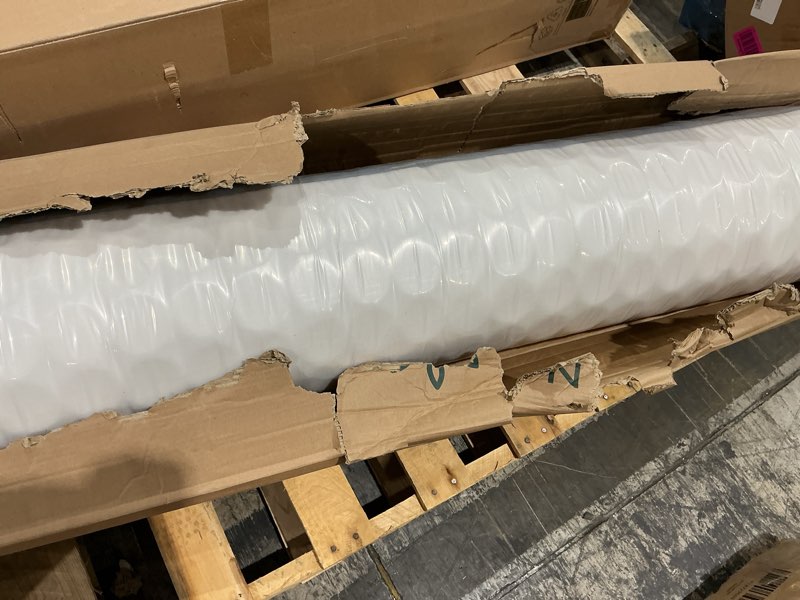 Condition photo showing New/Like New for zinus 12 inch comfort support hybrid mattress [new version], queen, fiberglass free, medium plush, motion isolation, certified safe foams & fabric, mattress in a box queen 12in small box