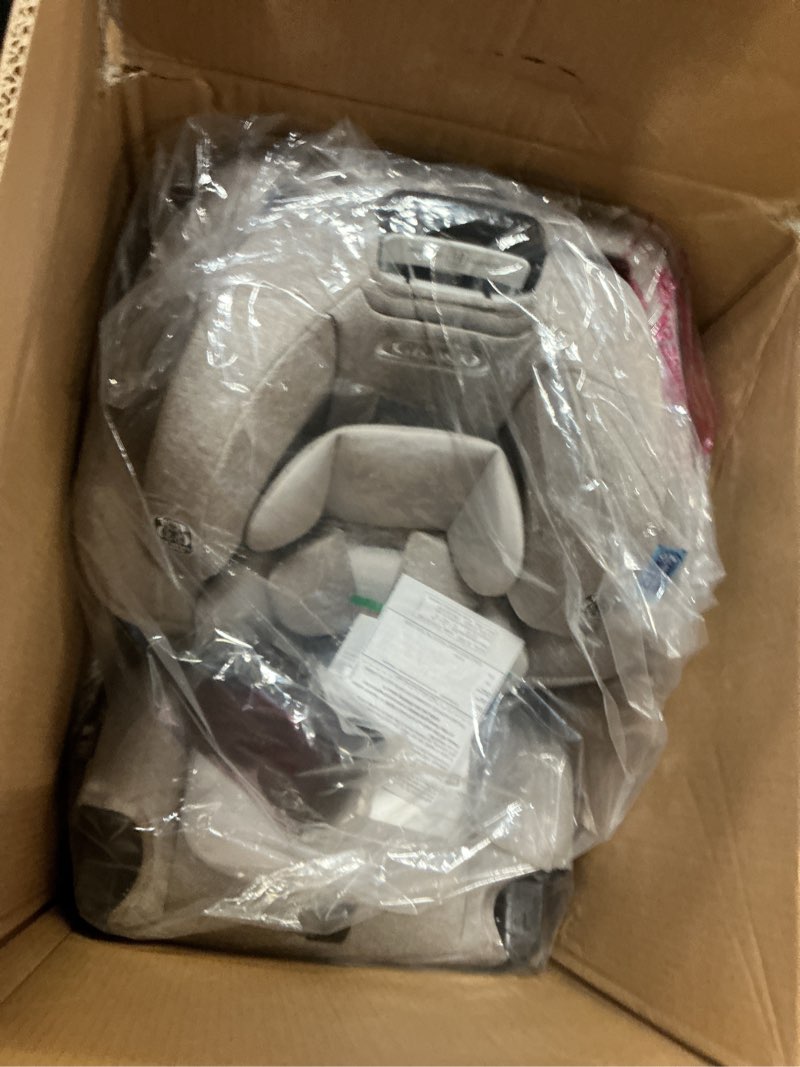 Condition photo showing New/Like New for graco extend2fit convertible baby car seat, rear and forward facing, adjustable extension panel for extra legroom, ashten