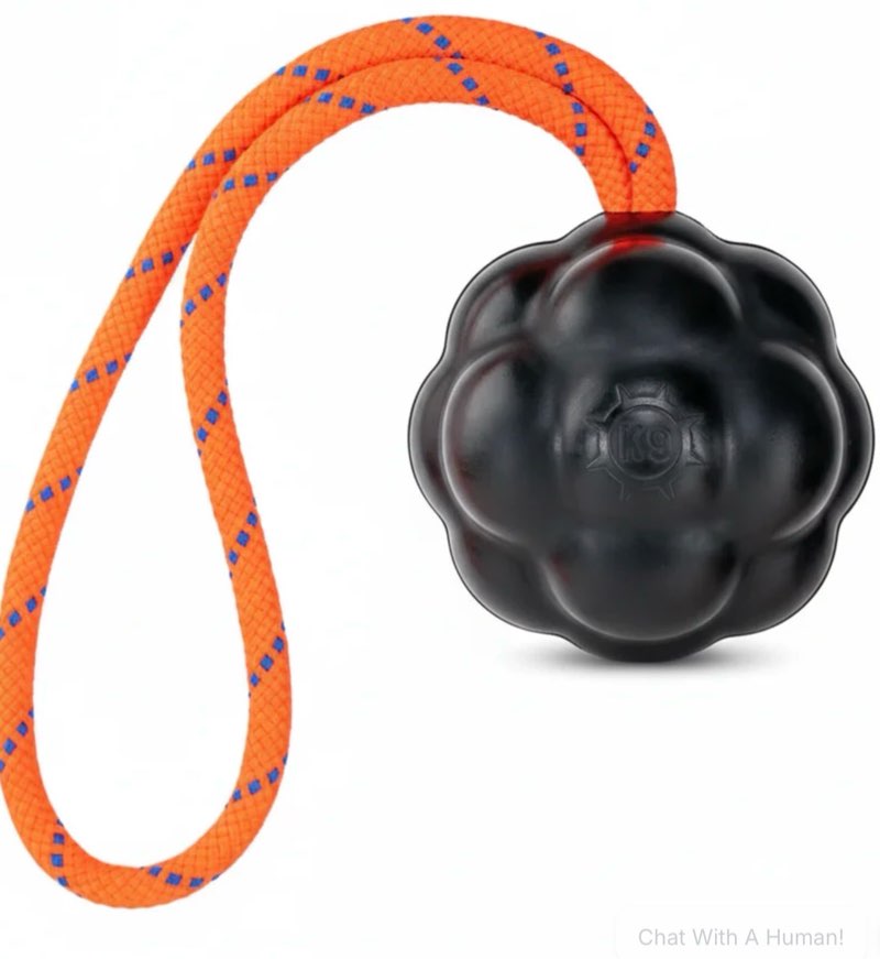 INDESTRUCTIBLE DOG TOY FOR AGGRESSIVE CHEWERS | RUMBLE ROPE BALL