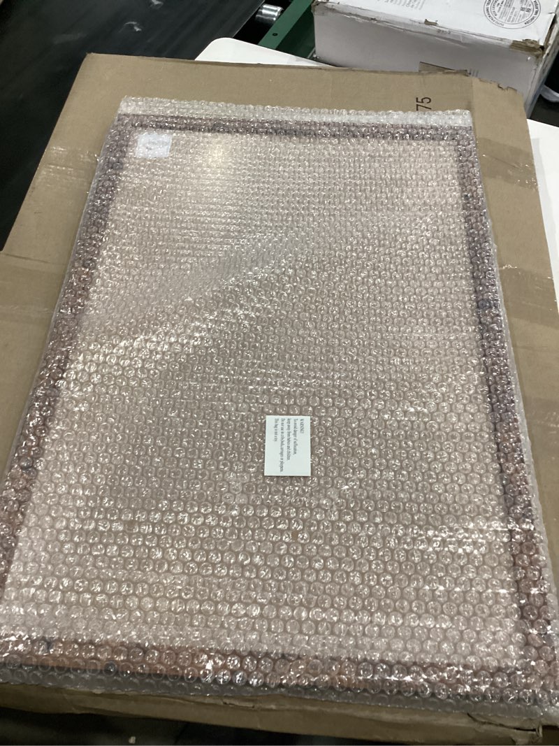 Condition photo showing Good Condition for 16x24 picture frame for wall hanging, wood 16 x 24 frame 40x60 cm poster photo frame for wall horizontally or vertically, deep brown, 1 pack 1 16x24 inch