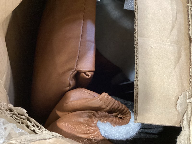 Condition photo showing Good Condition for GarveeHome Power Lift Recliner Chair - Heat and Massage, Faux PU Electric Lift Recliner for Elderly & Mobility Impaired, Adjustable Back and Legs, Heavy Duty Lift Chair for Seniors Cognac Regular/ Standard