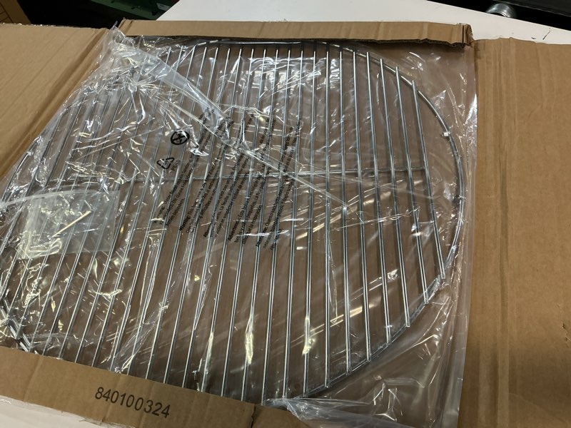 Condition photo showing Good Condition for onlyfire stainless steel grilling grate replacement hinged cooking grate for weber 22" kettle charcoal grills