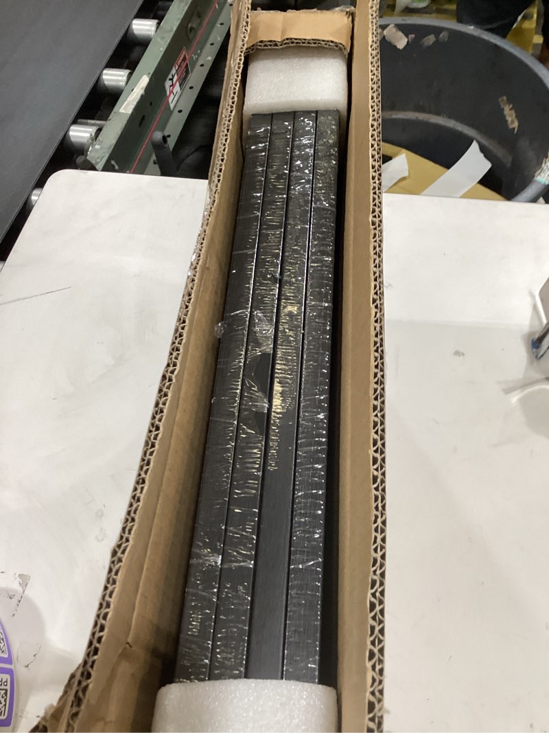 Condition photo showing Good Condition for nwdclf 13x19 wooden poster frame set of 4 (with 11x17 mat), solid wood with plexiglass, wall mount display, large picture frames collage wall décor, black black 13x19