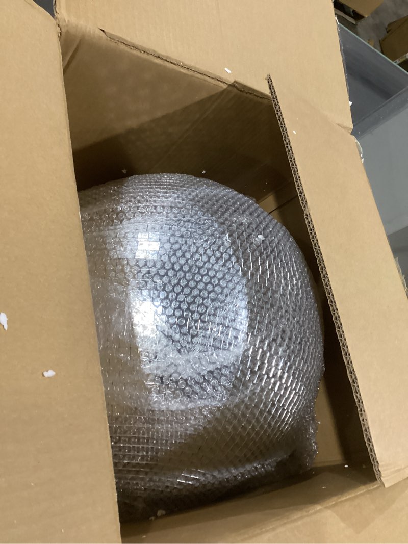 Condition photo showing Good Condition for  Similar to photo Youdepot Disco Ball 12-Inch – Large Hanging Mirror Ball Disco Ball Decor for Disco Party Decorations, Weddings, Events, Disco Christmas Decor, and Home Celebrations 12 in
