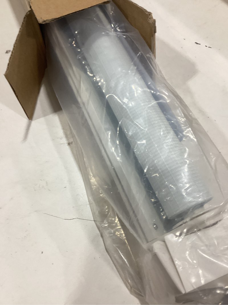 Condition photo showing Good Condition for lazblinds no tools no drill cordless zebra blinds for windows, dual layer light control for day and night, light filtering privacy roller blinds and shades for home, 32" w x 48" h, white white 31.88"w x 48"h