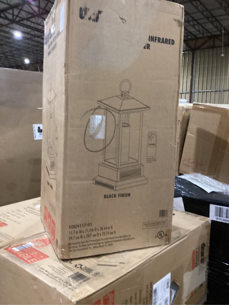 Condition photo showing As Is for 29” duraflame® Infrared Quartz Electric Lantern Heater