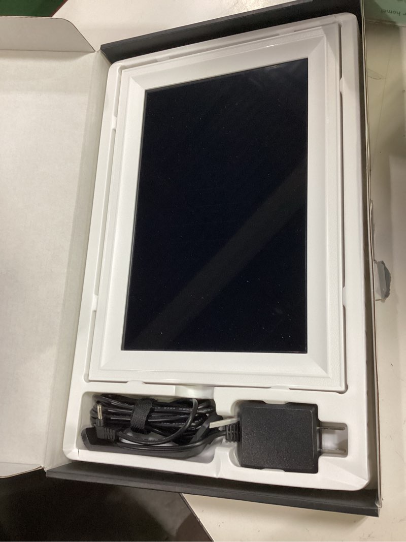Condition photo showing Good Condition for Smart White Digital Picture Frame WiFi Send Photos from Your Phone 16GB Storage 10.1inch 1280x800 IPS Touch Screen Digital Photo Frame Auto-Rotate Wall Mountable Photo Picture Frame Digital