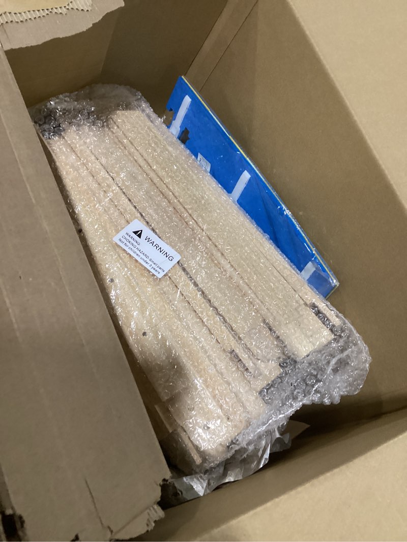 Condition photo showing Good Condition for Stuffed Animal Storage and Holder - Large Size Wooden Animals Zoo Toy Organizer with Elastic Bands, Swivel Wheels and Castle Stickers, For Toddler Rooms, Playrooms, Bedrooms(58x16x16inch) 58inches