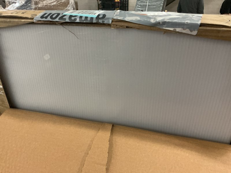 Condition photo showing As Is for (Incomplete) only 1box of 2 ).     6×10 FT Greenhouse, Large Walk in Greenhouses for Outdoors and Garden Planting, Polycarbonate Greenhouse with Enhanced Aluminum Frame, Green Houses with Quick Setup Structure and Roof Vent, Black Black 6x10 FT