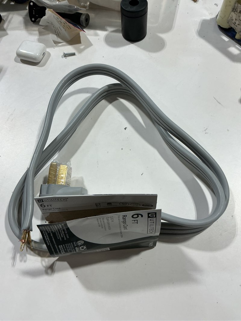 Condition photo showing Good Condition for utilitech 6-ft 50 -amp 3 -prong gray range appliance power cord