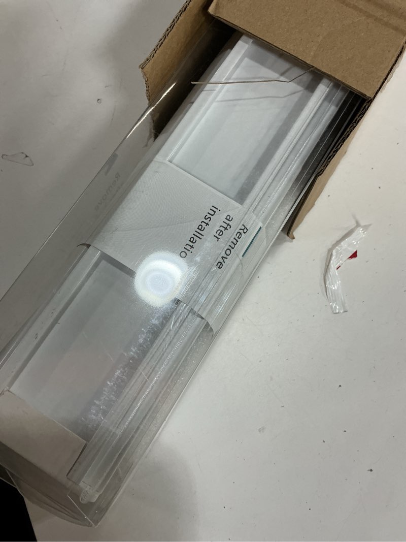 Condition photo showing Good Condition for Allesin 100% Blackout Cordless Roller Shades for Windows, Free-Stop Shades, Thermal Insulated, UV Protection, Waterproof Fabric, Easy to Install for Home, Office, Bathroom (White 34 x 72) White 34"W x 72"H