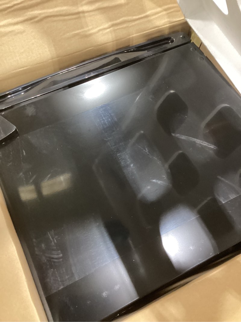 Condition photo showing Good Condition for midea merm17b0asl 1.7 cu ft mini fridge, compact refrigerator with adjustable thermostat, reversible door, low noise, energy efficient, ideal for dorm, office, bedroom, steel gray steel gray 1.7 cubic feet