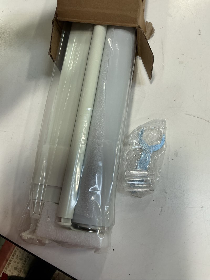 Condition photo showing Good Condition for LazBlinds No Drill Blinds for Indoor Windows, Blackout Roller Shades, Cordless Window Blackout Blinds, Thermal Insulated Fabric UV Protection for Home and Office, 29" W x 72" H, Cream Blackout-cream 29" W x 72" H