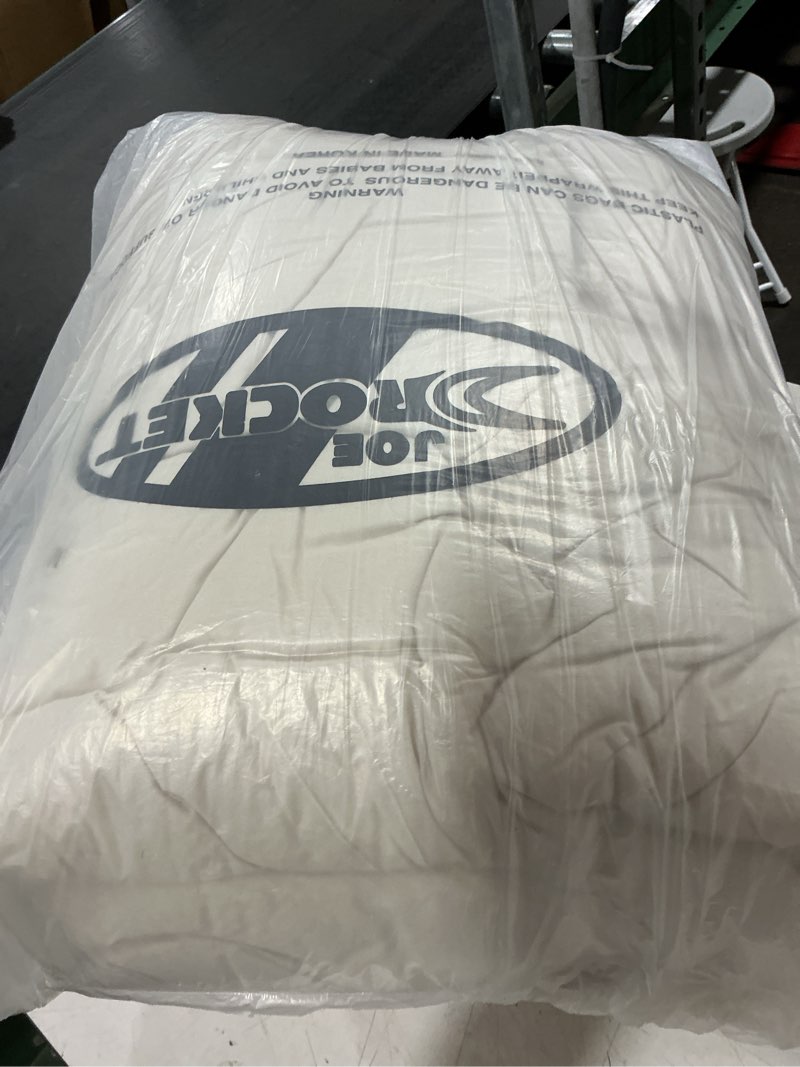 Condition photo showing Good Condition for litanika queen comforter set beige, 3 pieces ruffle lightweight bedding comforter set, fluffy bed set (90x90in comforter, 2 pillowcases) 01 - beige queen (90"x90")