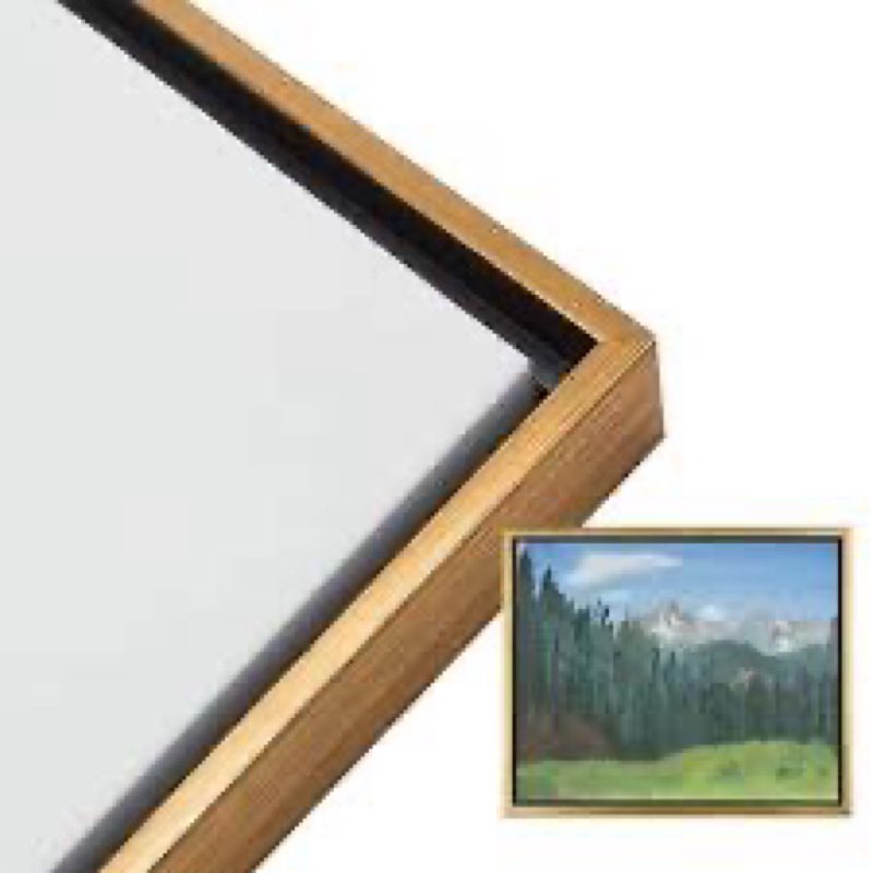 DIY Canvas Floater Frames for Canvas Paintings, 1.25" Deep Picture Frame, Floating Frame for Canvas 