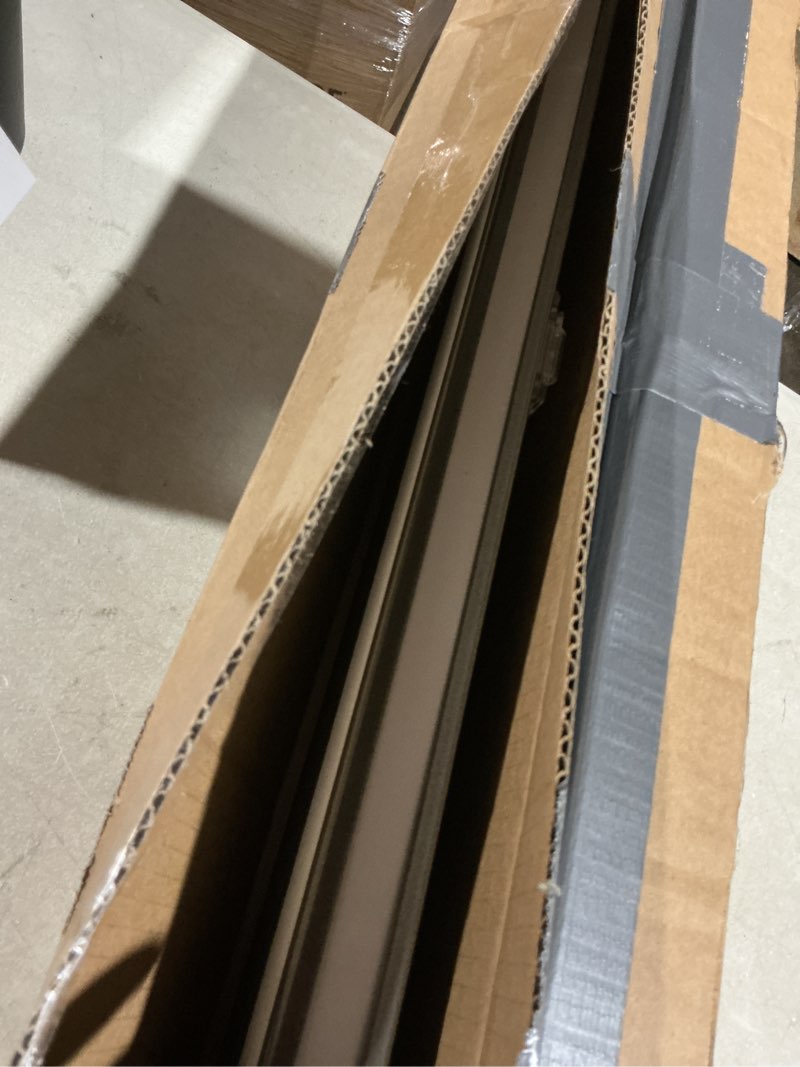 Condition photo showing As Is for LazBlinds No Tools No Drill Cordless Cellular Shades, Top Down Bottom Up (TDBU) Honeycomb Shades for Home, Blackout Light Blocking Thermal Insulation Blinds for Windows, 29" W x 64" H, Black Blackout - Black 29" W x 64" H