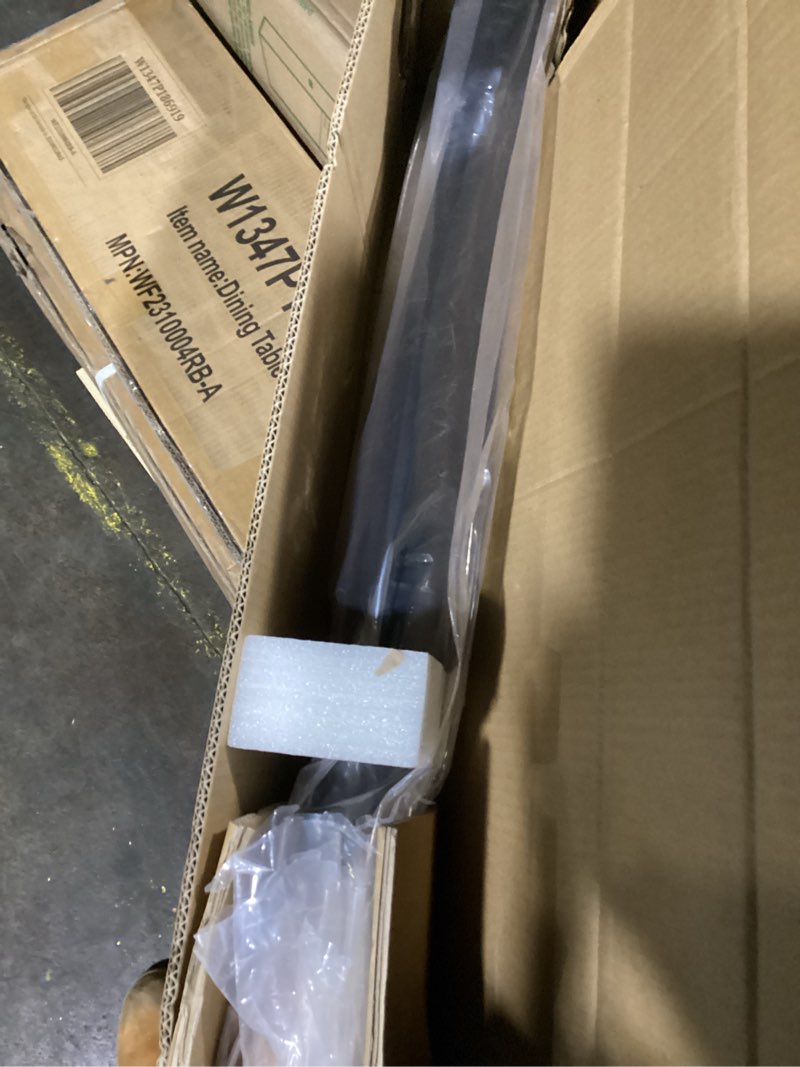 Condition photo showing New/Like New for Tribesigns 63-Inch Long Console Table, Wooden Rectangular Sofa Table Behind The Couch, Farmhouse Entryway Table for Entrance, Hallway, Living Room (Grey)