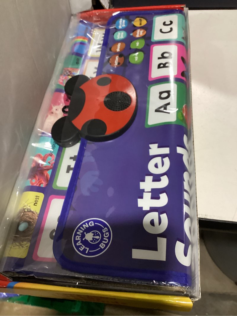 Condition photo showing New/Like New for learning bugs press to learn phonics, interactive letters and sounds talking poster, preschool & kindergarten learn to read, ages 3+