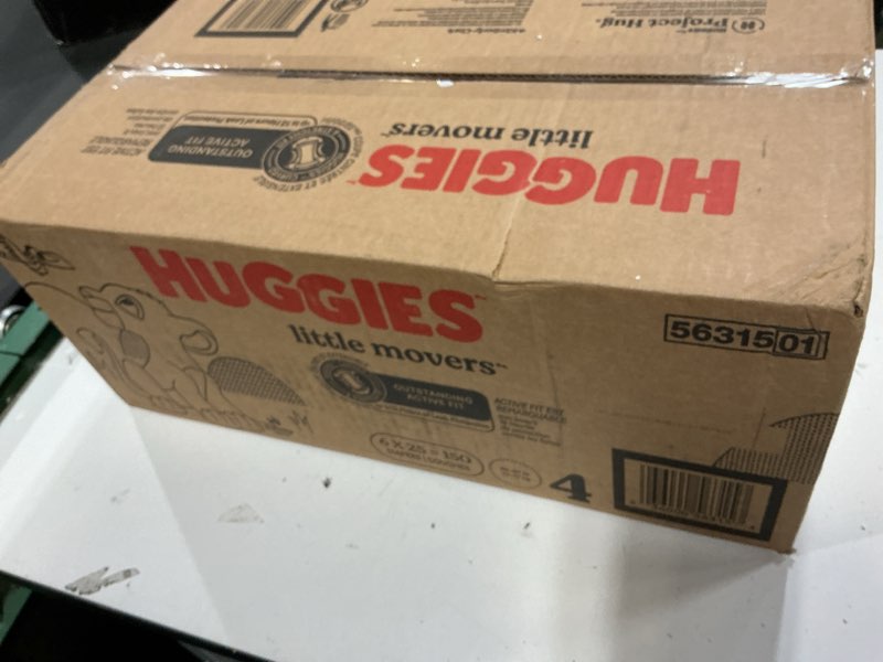 Condition photo showing New/Like New for huggies little movers disposable diapers - econ+ pack - size 4 - 150ct