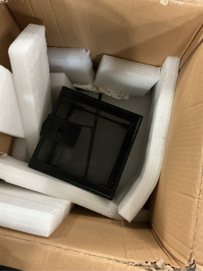Condition photo showing As Is for awxzom mini reptile glass terrarium tank, cage for tarantula sling geckos, frog, lizards, chameleons,turtles snake snail insect hermit crab isopods reptiles enclosure (7.9x7.9x5.7inch)