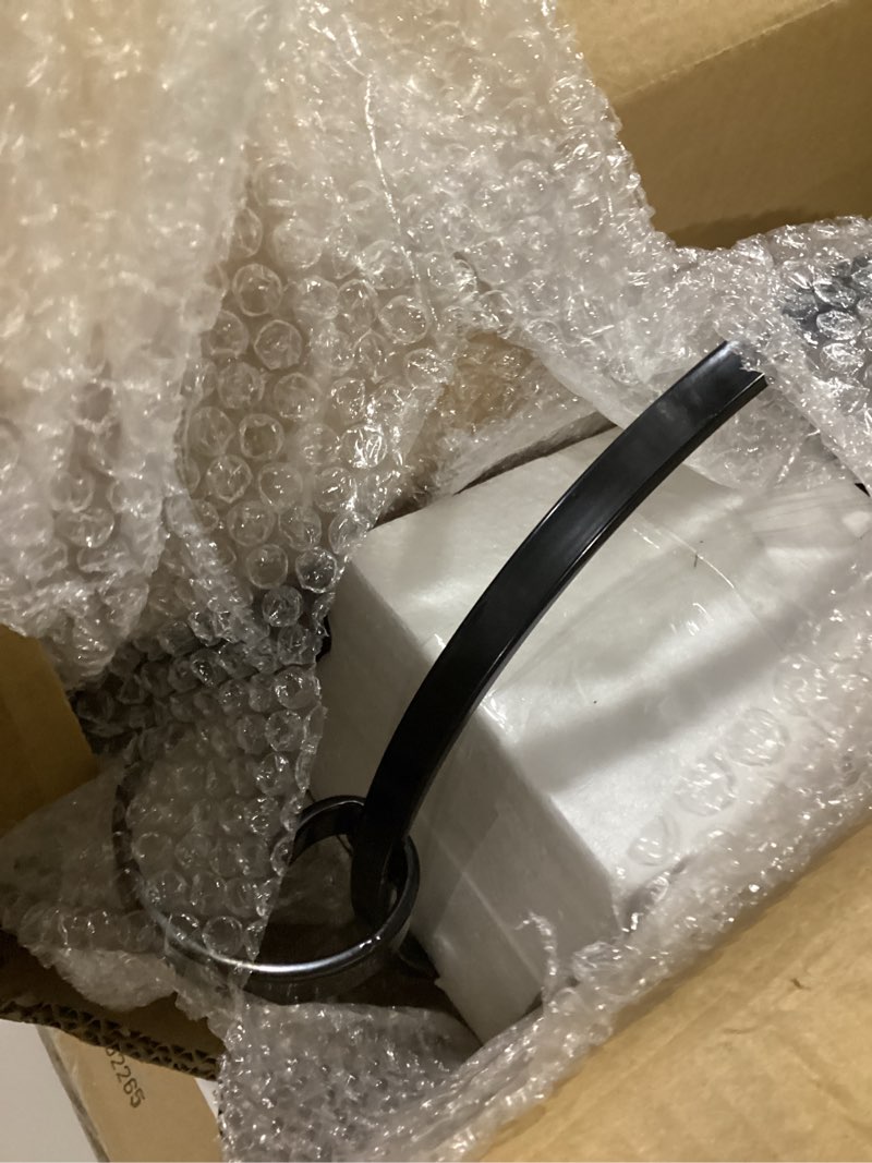 Condition photo showing New/Like New for kate and laurel doria metal wall candle holder sconce, black