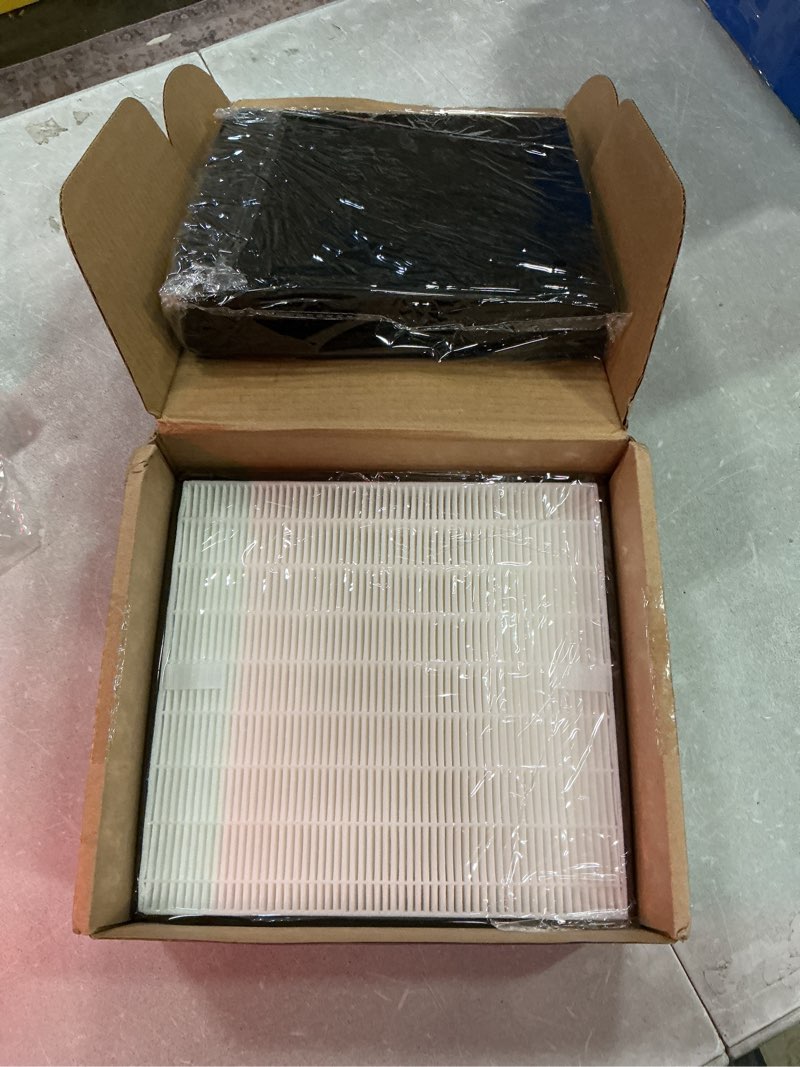 Condition photo showing New/Like New for md1-0043 replacement filter compatible with sharper image purify 3 air purifier pre-filter hepa & activated carbon filter for bedroom home large room, 2 pack