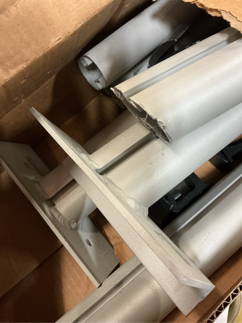 Condition photo showing As Is for VEVOR Truck Rack, 71in Aluminum Ladder Rack for Truck, 800 lbs Capacity with 8 Non-Drilling C-Clamps, Heavy Duty Truck Bed Rack Two-Bar Set for Kayak, Surfboard, Lumber, Ladder