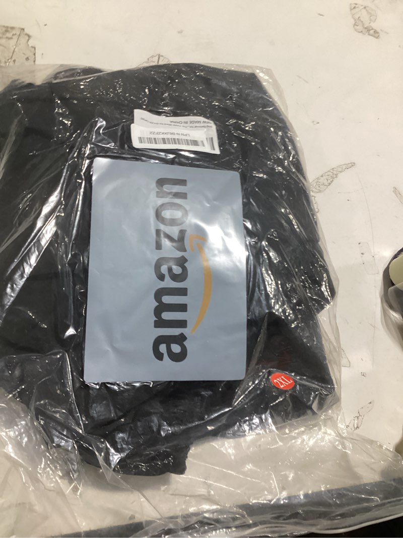 Condition photo showing Good Condition for dog raincoat for medium large dogs,rain jacket coat, full leg coverage waterproof rain suit with detachable hood & tail, reflective strips, snag-free top zipper (black for girl, xx-large) black for girl xx-large