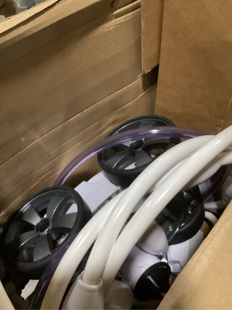 Condition photo showing As Is for pentair ll505pm kreepy krauly platinum pressure-side inground automatic pool cleaner, white/gray