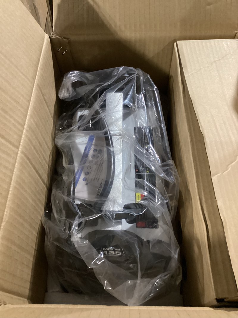 Condition photo showing New/Like New for andeli 135a mig welder?upgraded 110v/220v [large led display]3-in-1 welder flux core mig/lift tig/stick gasless mig welding machine with synergy?2t/4t full kit (bonus welding helmet & gloves) mig welder 135a 110v/220v