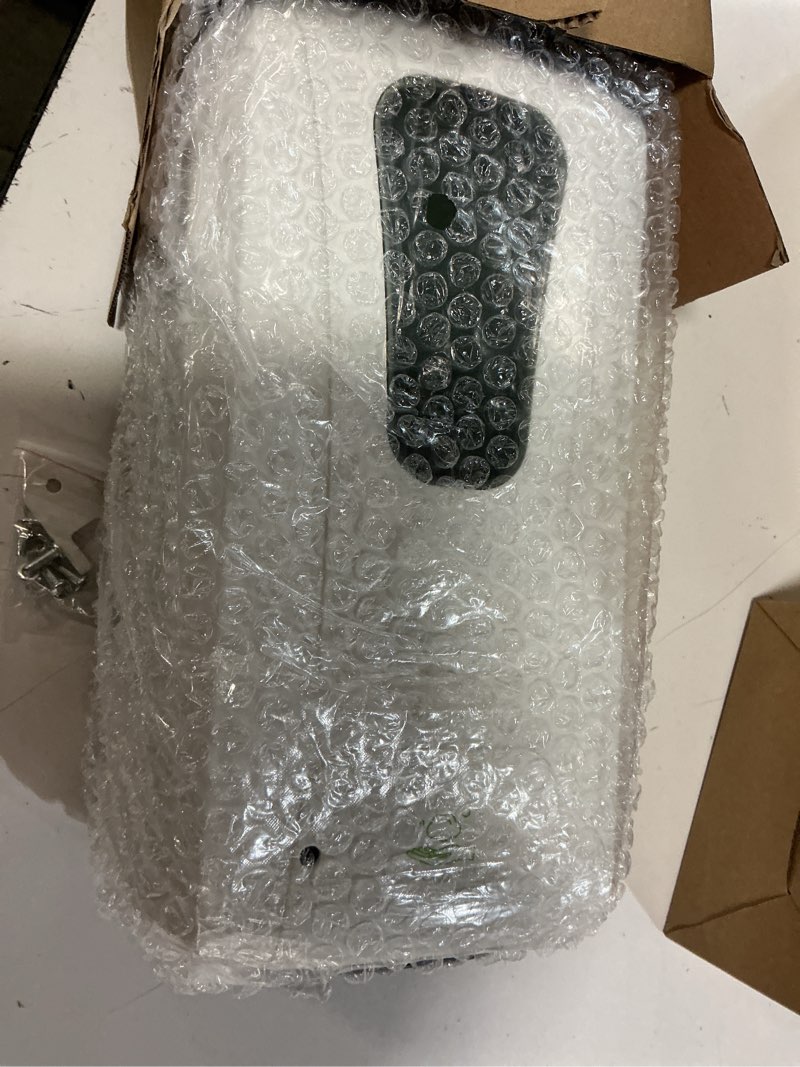 Condition photo showing Good Condition for hand soap dispenser wall mount no drill 33.8oz/1000ml manual liquid soap dispenser bathroom large capacity commercial shower dispenser no drill restaurants home office, white