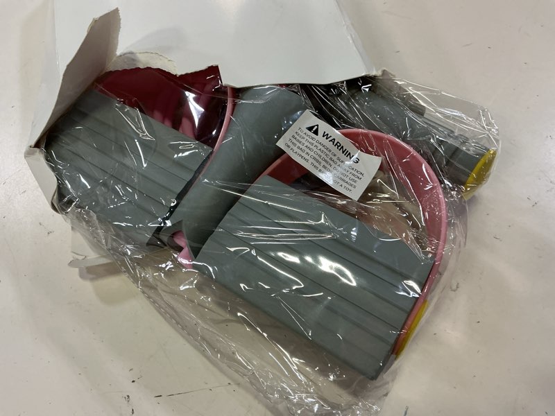 Condition photo showing New/Like New for pedal resistance bands with handles, durable 6-tubes multifunction pedal resistance band, natural rubber foot pedal resistance bands, fitness resistance bands for abdomen, waist, arm, leg