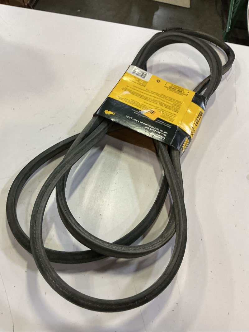 Condition photo showing Good Condition for sunbelt 5/8-in x 154-in deck belt, for 52-in,54-in zero-turn mowers, replaces oem part number 653368, 539114557