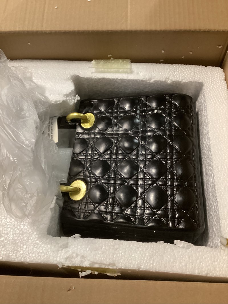 Condition photo showing Good Condition for Flower Vases Home Decor Living Room Plastic Decorative Modern Square Unique Entryway Coffee Table (Black,11 * 7.8in)