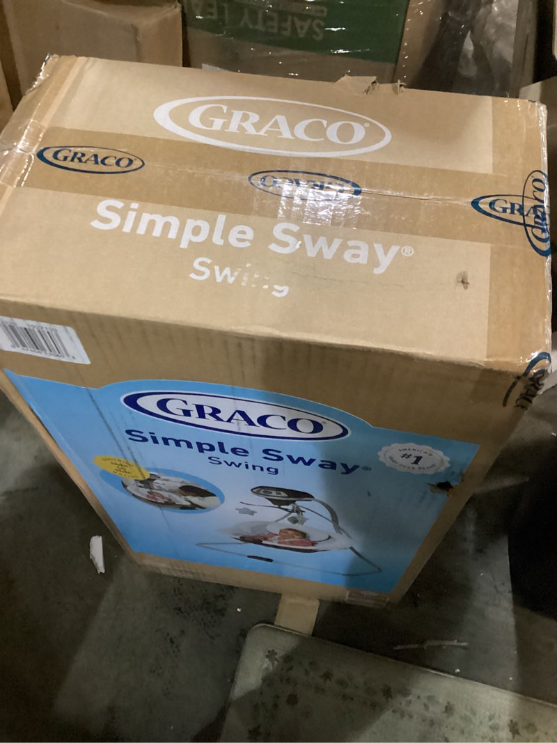 Condition photo showing New/Like New for Graco Simple Sway Baby Swing, Side?to?Side Sway, Infant Swing with 6 Speeds, Vibration, Abbington Swing Abbington