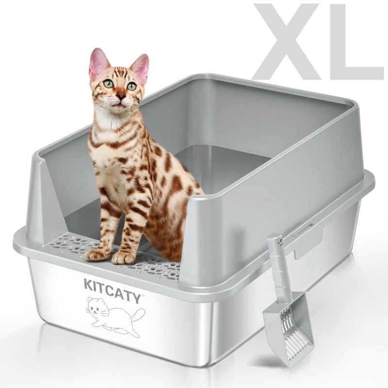 Stainless Steel Cat Litter Box