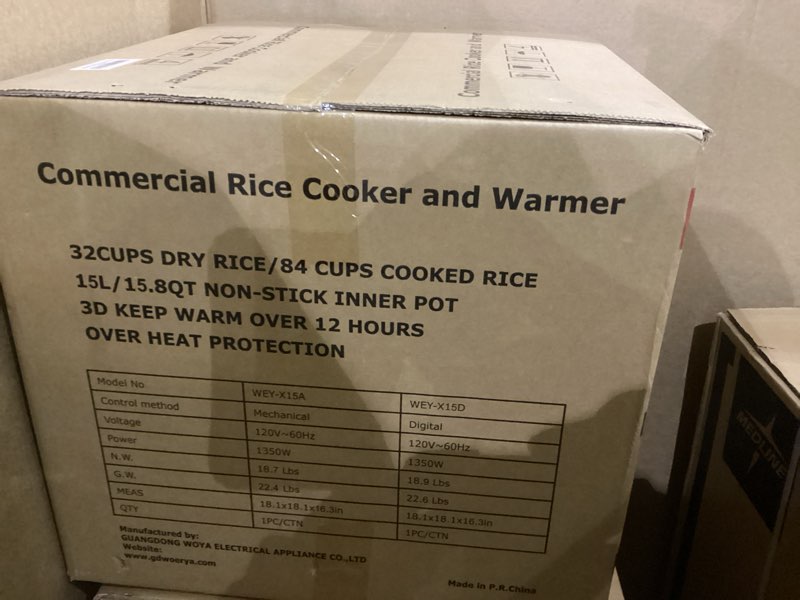 Rice cooker and warmer