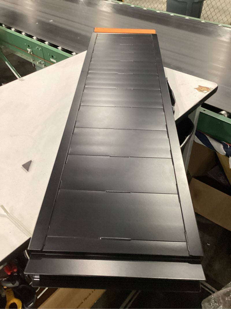 Condition photo showing New/Like New for 5ft portable wheelchair ramp with quick-lock, black seamless non-slip aluminum folding handicap ramp,threshold ramp for doorways, wheel chair ramp for home steps 5ft(using height 5-15''?