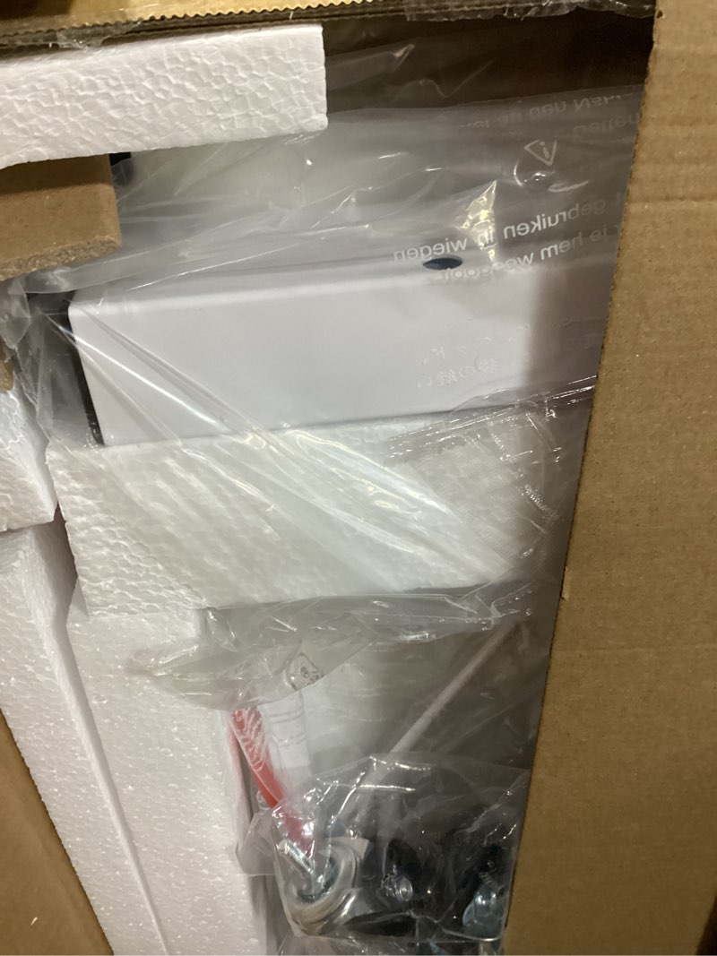 Condition photo showing Good Condition for COMHOMA Small Standing Desk Adjustable Height Small Computer Desk Mobile Portable Rolling Laptop Table with Wheels 32" Computer Workstation Sit Stand Desks Portable Standing Table Treadmill desks