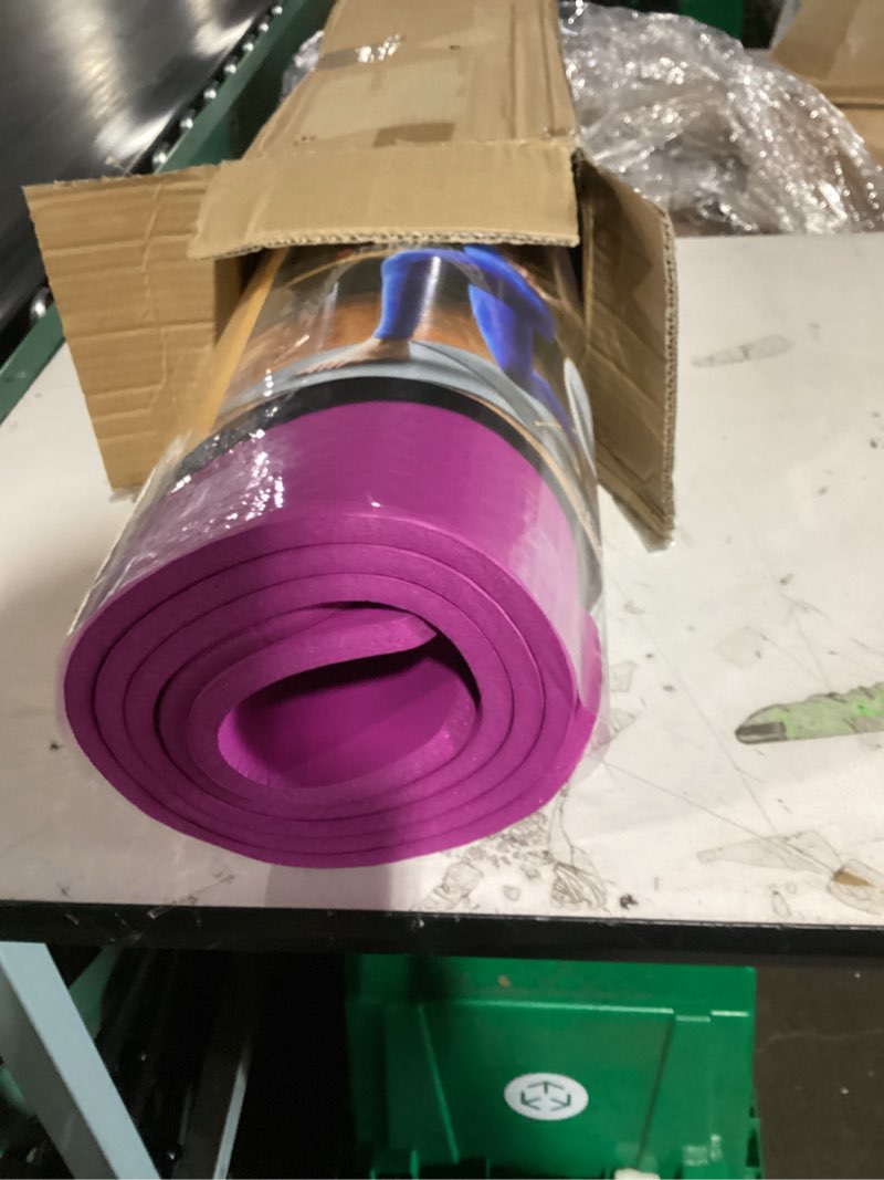 Condition photo showing Good Condition for cap barbell 1/2-inch high density exercise yoga mat with strap | multiple options wine yoga mat w/knee pad